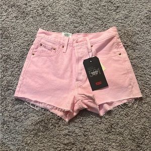 levi’s 501 high waisted shorts